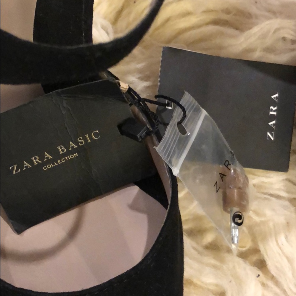 Zara Basic Collection Swede Heels - image 5